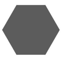 Керамогранит VitrA Miniworx Ral 0005500 Dark Grey Hexagon Matt 21x24