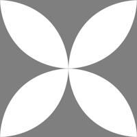 Керамогранит VitrA Retromix Cold Circle Negative Large Matt 15x15