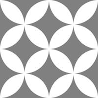 Керамогранит VitrA Retromix Cold Circle Negative Medium Matt 15x15