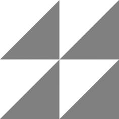 Керамогранит VitrA Retromix Cold Triangle Medium Matt 15x15