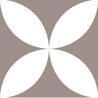 Керамогранит VitrA Retromix Warm Circle Negative Large Matt 15x15