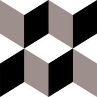 Керамогранит VitrA Retromix Warm Cube Medium Matt 15x15