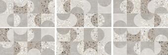 Керамогранит VitrA Terrazzo X Декор Геометрический Лаппато 30x60