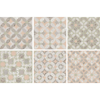 Керамогранит VitrA Terrazzo X Декор Пэчворк Лаппато 60x60