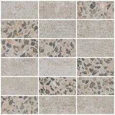 Керамогранит VitrA Terrazzo X Мозаичный Микс Тёмный Лаппато 30x30