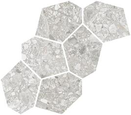 Керамогранит Vives Ceppo Di Gre Mosaico Aymaras Gris 24.2x39.5
