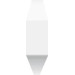 Керамика Vives Dandy Angulo Remate Blanco Brillo 5x1.5