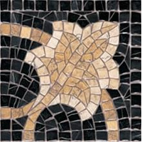 Керамогранит Vives Iliada Cantonera Afrodita Negro 21.7x21.7