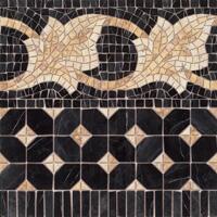 Керамогранит Vives Iliada Cenefa Midas Negro 43.5x43.5