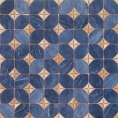 Керамогранит Vives Iliada PR Azul 43.5x43.5