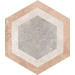 Керамогранит Vives Rift Hexagono Bushmills Multicolor 23x26.6