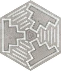 Керамогранит Vives Rift Hexagono Igneus Cemento 23x26.6