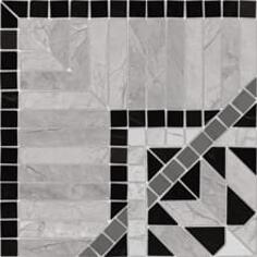 Керамогранит Vives Via Appia Cantonera Corfu Negro 21.7x21.7