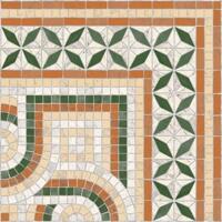 Керамогранит Vives Via Appia Cantonera Paxos Verde 43.5x43.5