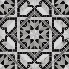 Керамогранит Vives Via Appia Cilena PR Negro 43.5x43.5