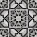 Керамогранит Vives Via Appia Cilena PR Negro 43.5x43.5