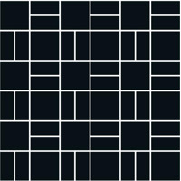 Керамогранит Winckelmans Mosaic H H1 Black Noi 31.8x31.8
