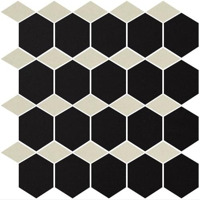 Керамогранит Winckelmans Mosaic Special Shapes Hex And Diamonds 1 27.5x25.3
