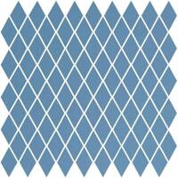 Керамогранит Winckelmans Mosaic Special Shapes Linear Layout Diamonds Blue Beu 27x27.5