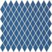 Керамогранит Winckelmans Mosaic Special Shapes Linear Layout Diamonds Blue Moon Ben 27x27.5