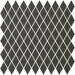 Керамогранит Winckelmans Mosaic Special Shapes Linear Layout Diamonds Charcoal Ant 27x27.5