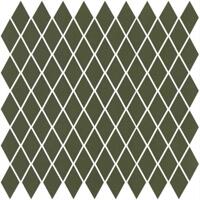Керамогранит Winckelmans Mosaic Special Shapes Linear Layout Diamonds Green Australian Vea 27x27.5