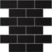Керамогранит Winckelmans Panel Brick Black Noi 31.2x31.5