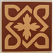 Керамогранит Winckelmans Simple Colors Decors Encaustic Enc 07 Cognac Red 7x7