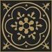 Керамогранит Winckelmans Simple Colors Decors Encaustic Enc 09 Cognac Black 7x7