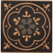 Керамогранит Winckelmans Simple Colors Decors Encaustic Enc 09 Cognac Black.Grey 7x7