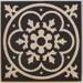 Керамогранит Winckelmans Simple Colors Decors Encaustic Enc 09 White Black 7x7