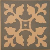 Керамогранит Winckelmans Simple Colors Decors Encaustic Enc 12 Cognac Dark Green 10x10