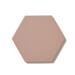 Керамогранит Winckelmans Simple Colors Hexagon Hex.15 Pink Rsu 14.9x17.3