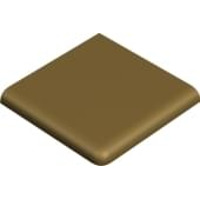 Керамогранит Winckelmans Simple Colors Skirting 2Br10 Coffee Caf 10x10
