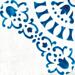 Керамогранит Wow Blanc Et Bleu Antique Decor 1 18.5x18.5