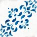 Керамогранит Wow Blanc Et Bleu Antique Decor 2 18.5x18.5