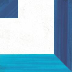 Керамогранит Wow Blanc Et Bleu Square Decor 18.5x18.5