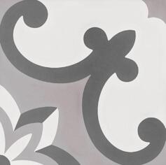 Керамогранит Wow Cement Tradition Decor 2 Grey 18.5x18.5