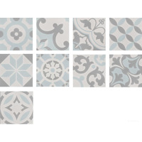 Керамогранит Wow Cement Tradition Decor Mix Warm 18.5x18.5