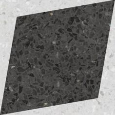 Керамогранит Wow Drops Rhombus Decor Graphite 18.5x18.5