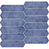 Керамогранит Wow Love Affairs Mini Crayon Blue Raku 3.7x13.6