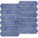 Керамогранит Wow Love Affairs Mini Crayon Blue Raku 3.7x13.6