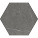 Керамогранит Wow Love Affairs Petra Hexagon Charcoal 20x23