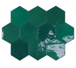 Керамика Wow Zellige Hexa Emerald 10.8x12.4