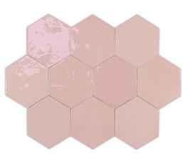 Керамика Wow Zellige Hexa Pink 10.8x12.4