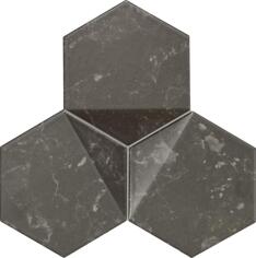 Керамика Zien Berlin Scoria Mozaika Black 16.5x19.2
