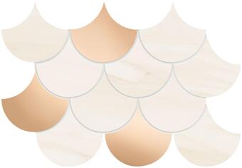 Керамика Zien Sheen Mozaika Copper 19.3x29