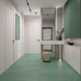 Керамогранит Плитка Гранитея G007-ArtBeton Green 600х600 Relief (1,44 кв.м.) - фото в интерьере