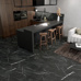Керамогранит Плитка Гранитея G395-Neiva Black 600х600 MR (1,44 кв.м.) - фото в интерьере