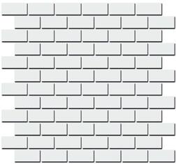 Керамика Керама Марацци Турнон Декор Белый Матовый Мозаичный 32x30